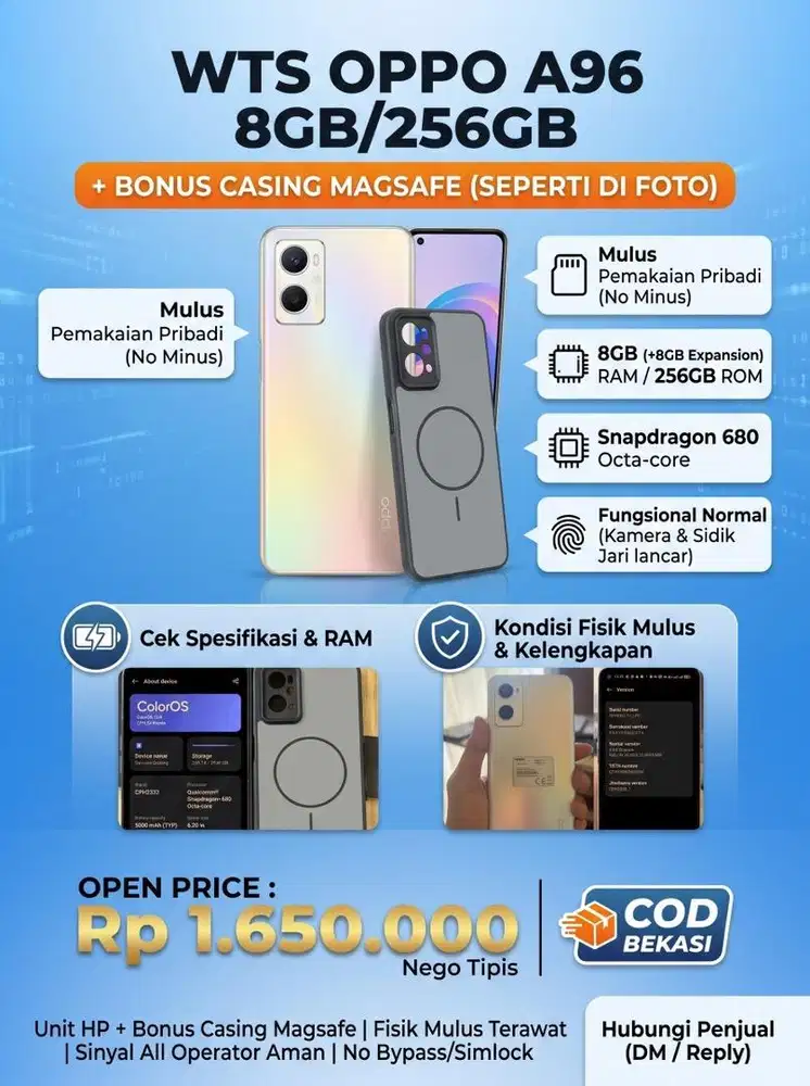 Oppo A96 8Gb/256GB