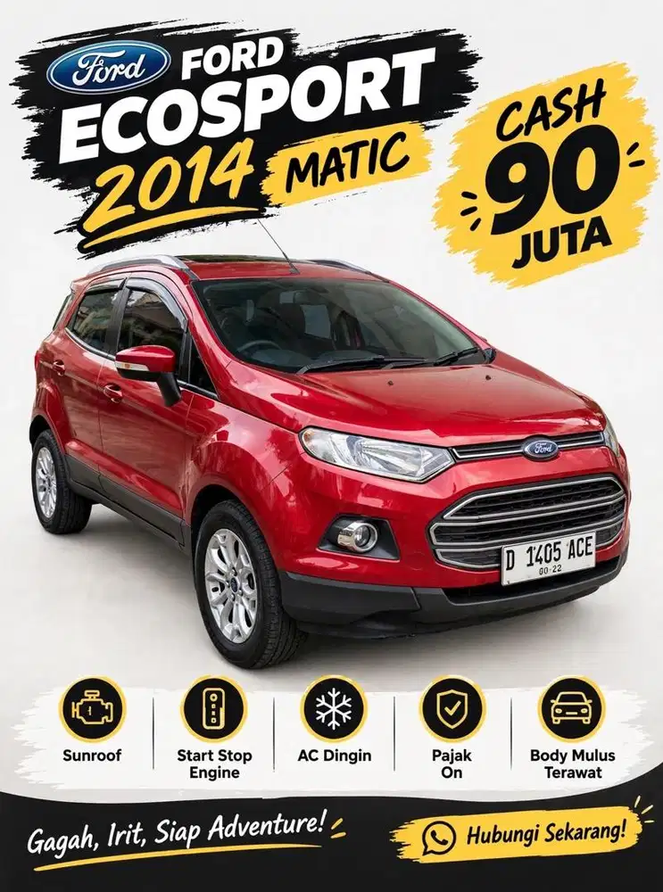 Ford ecosport sunroof 2014