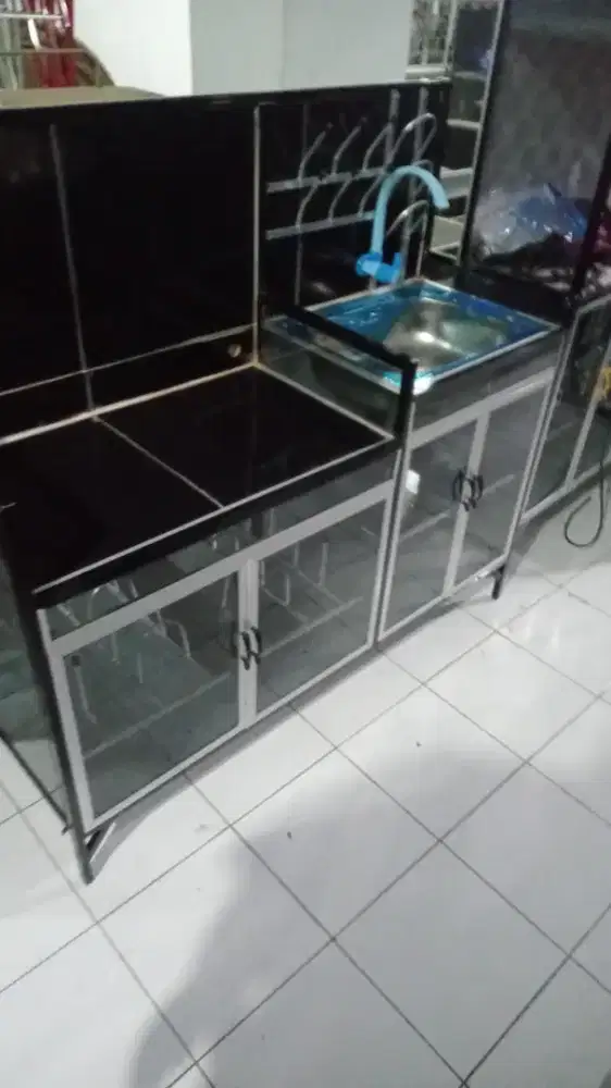 wastafel plus rak kompor