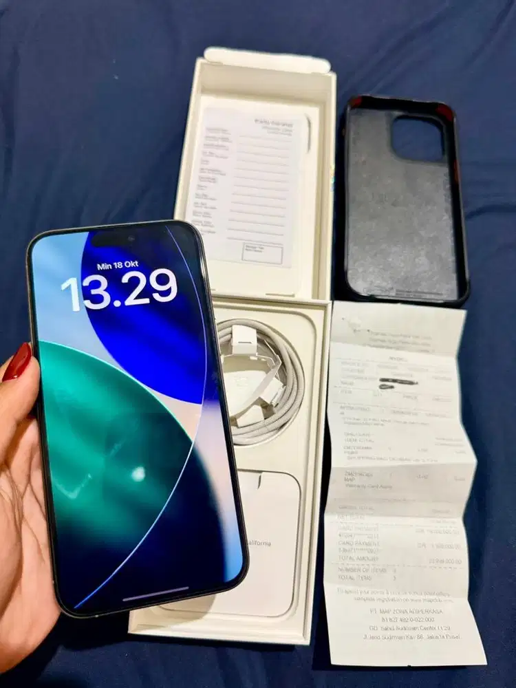 Iphone 15 Pro Max 256 GB DIGIMAP Fullset Like New