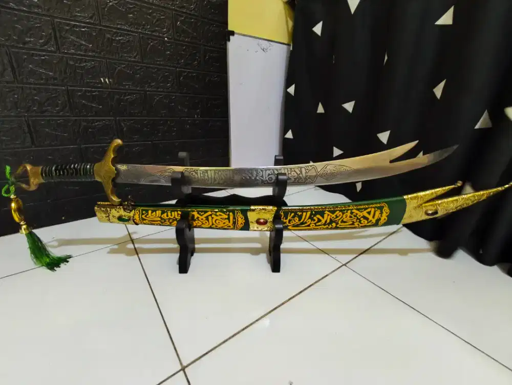 Di jual replika PEDANG ZULFIKAR asli baja per ukir