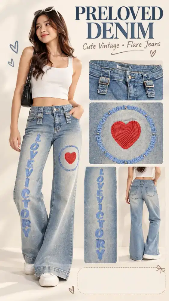 PRELOVED DENIM – CUTE VINTAGE