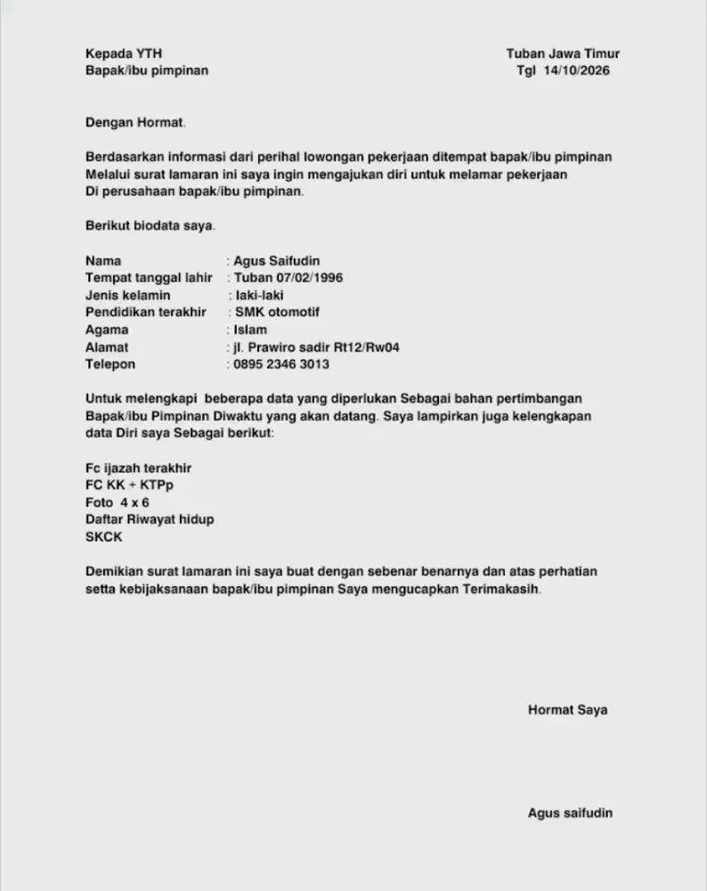 Cari lowongan kerja