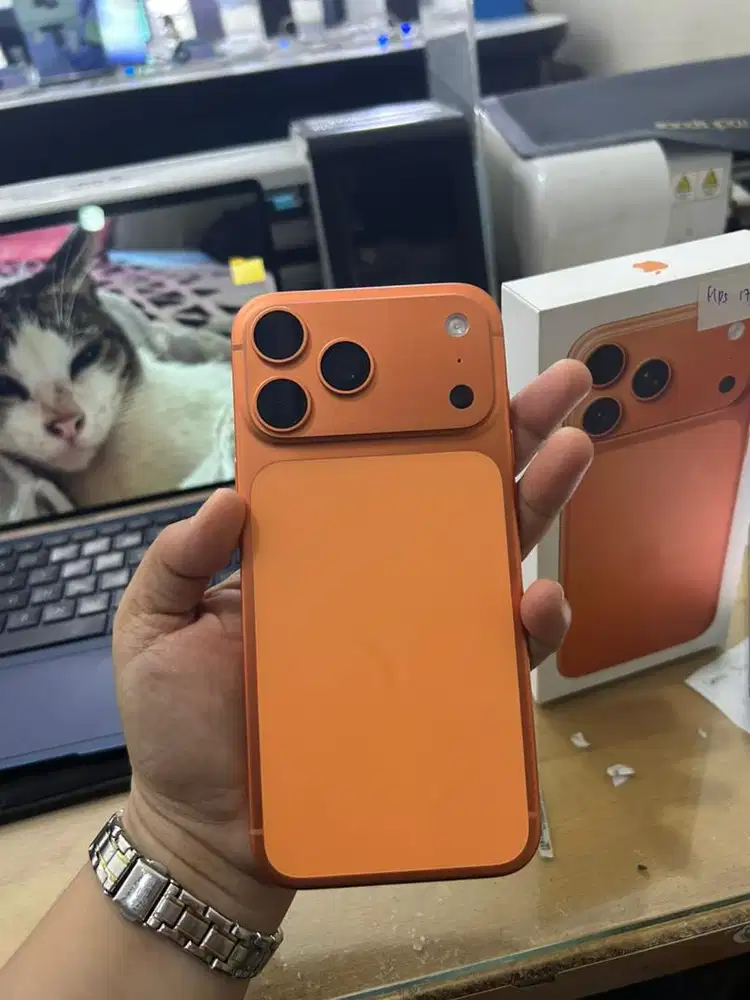 SECOND‼️ IPHONE 17 PRO MAX 256GB ORANGE BH98% EX IBOX LIKE NEW