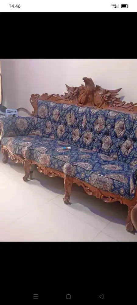 Tanpa meja .3 kurai jati  garda bekas