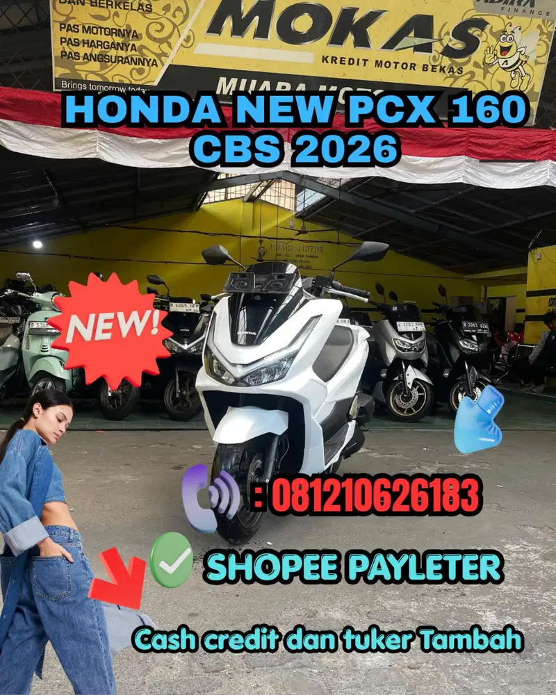HONDA PCX 160 CBS 2026 MULUS