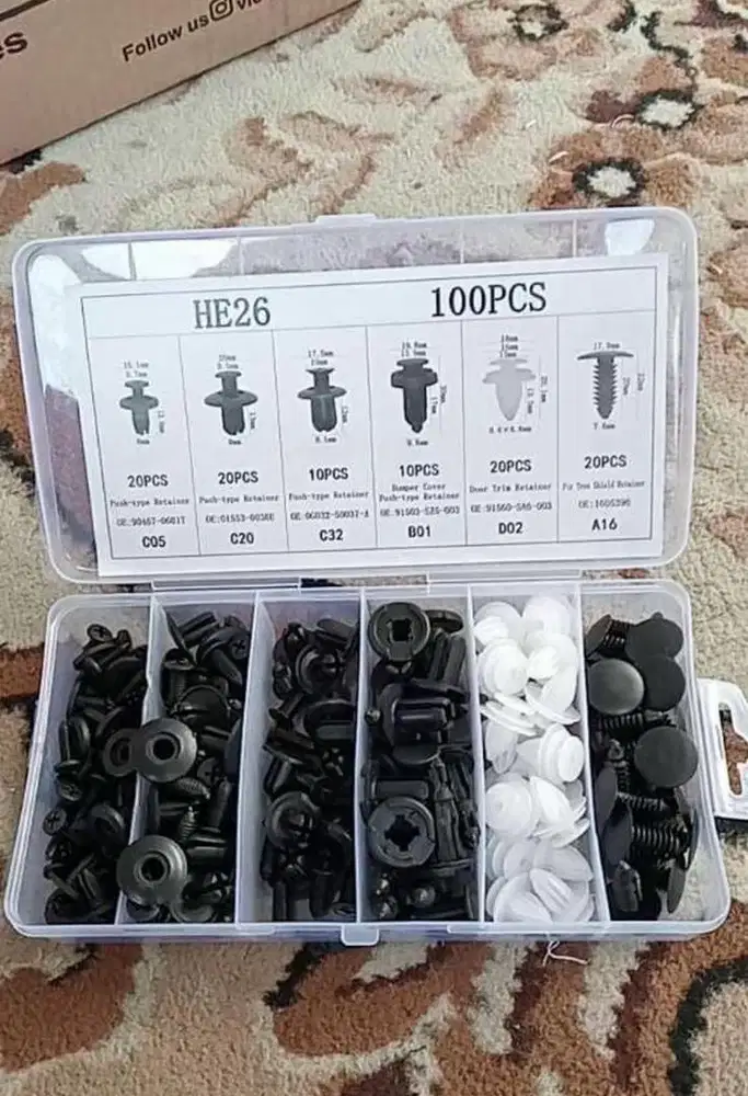 baut rivet masih full baru