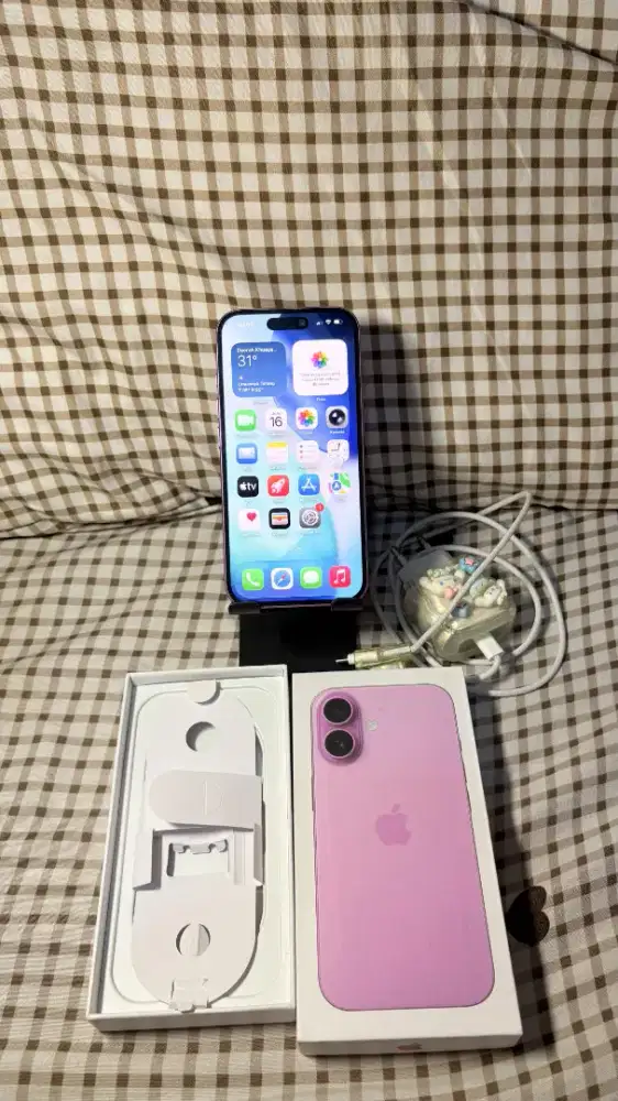 IPHONE 16 128GB PINK LIKE NEW