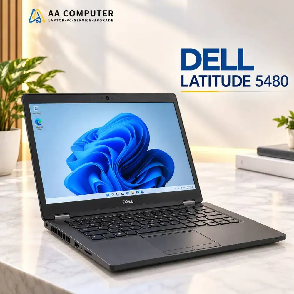 Dell Latitude 5480 Intel Core i5 Gen 6 Ram 8gb SSD 256gb Laptop Second