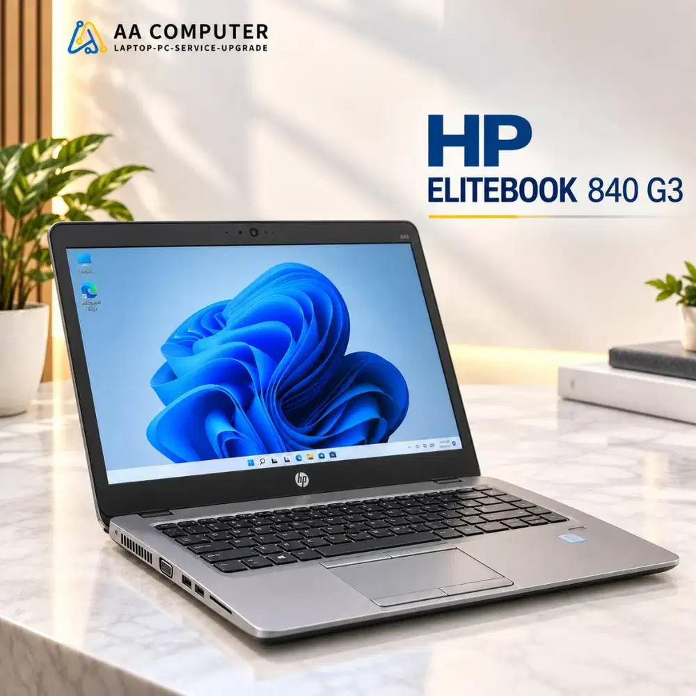 HP Elitebook 840 G3 Intel Core i5 Gen 6 Ram 8gb SSD 256gb