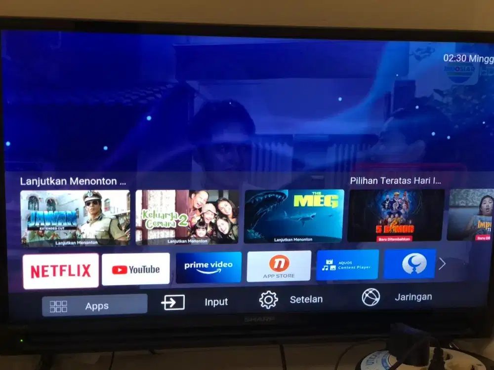 Dijual tv sharp 32 inch