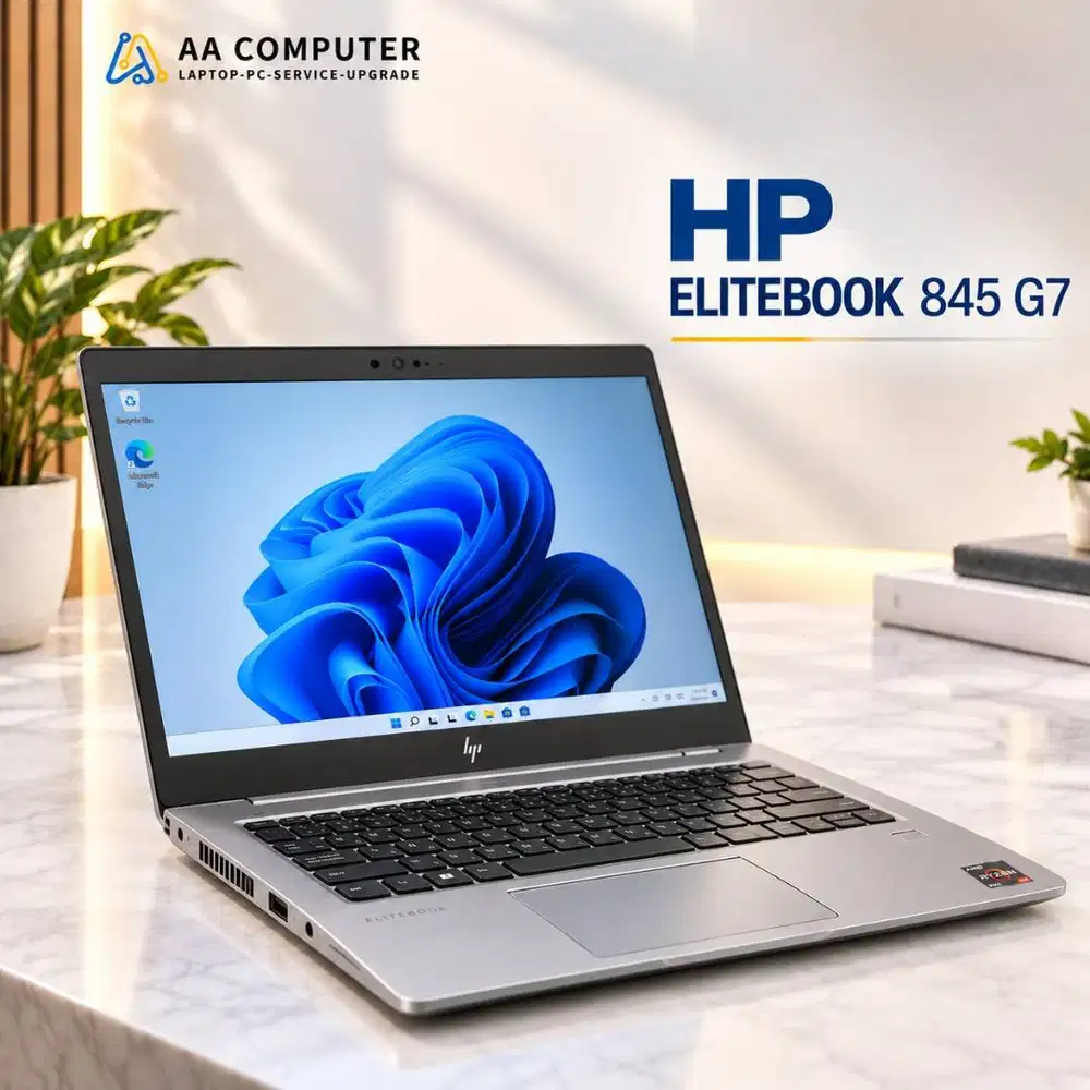 HP Elitebook 845 G7 AMD Ryzen 5 Pro-4650u Ram 8gb SSD 256gb