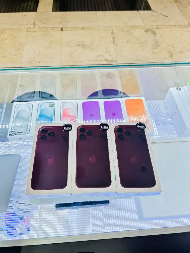 New Apple iPhone 18 PRO MAX 512GB Burgundy Garansi Resmi iBox