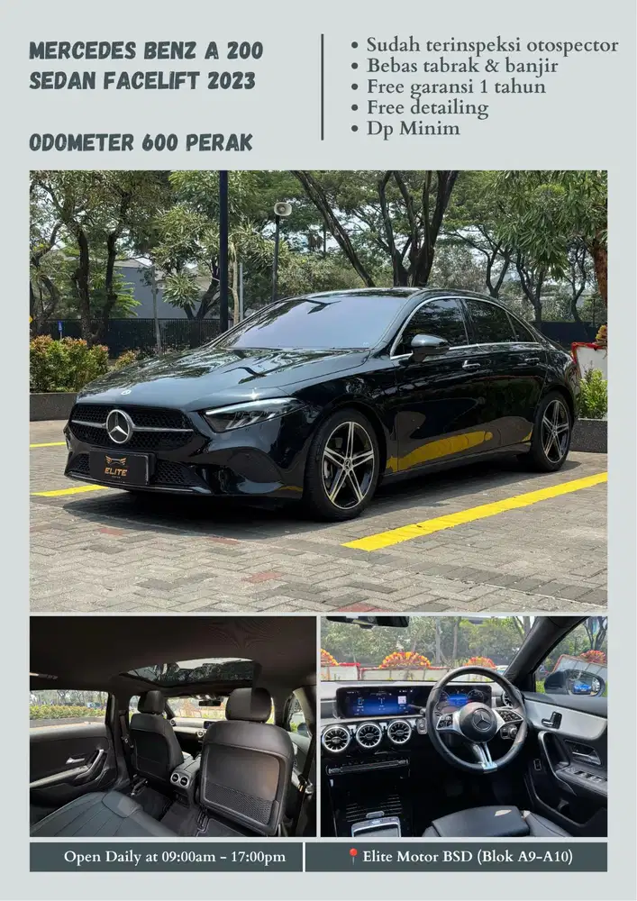 [Odo 600 Perak] Mercedes Benz A 200 Sedan Facelift 2023