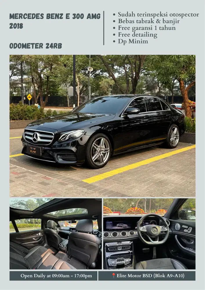 Mercedes Benz E 300 AMG 2018
