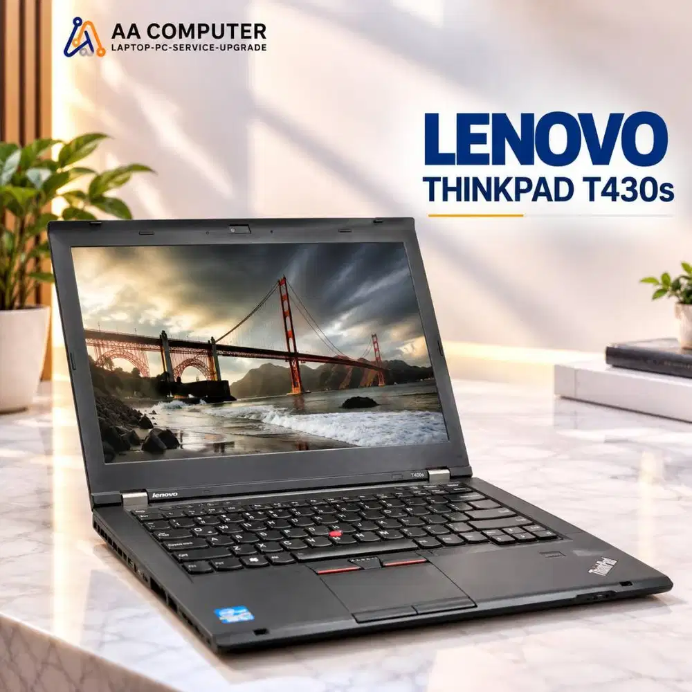 Lenovo Thinkpad T430s Intel Core i5 Gen 3 Ram 8gb SSD 128gb
