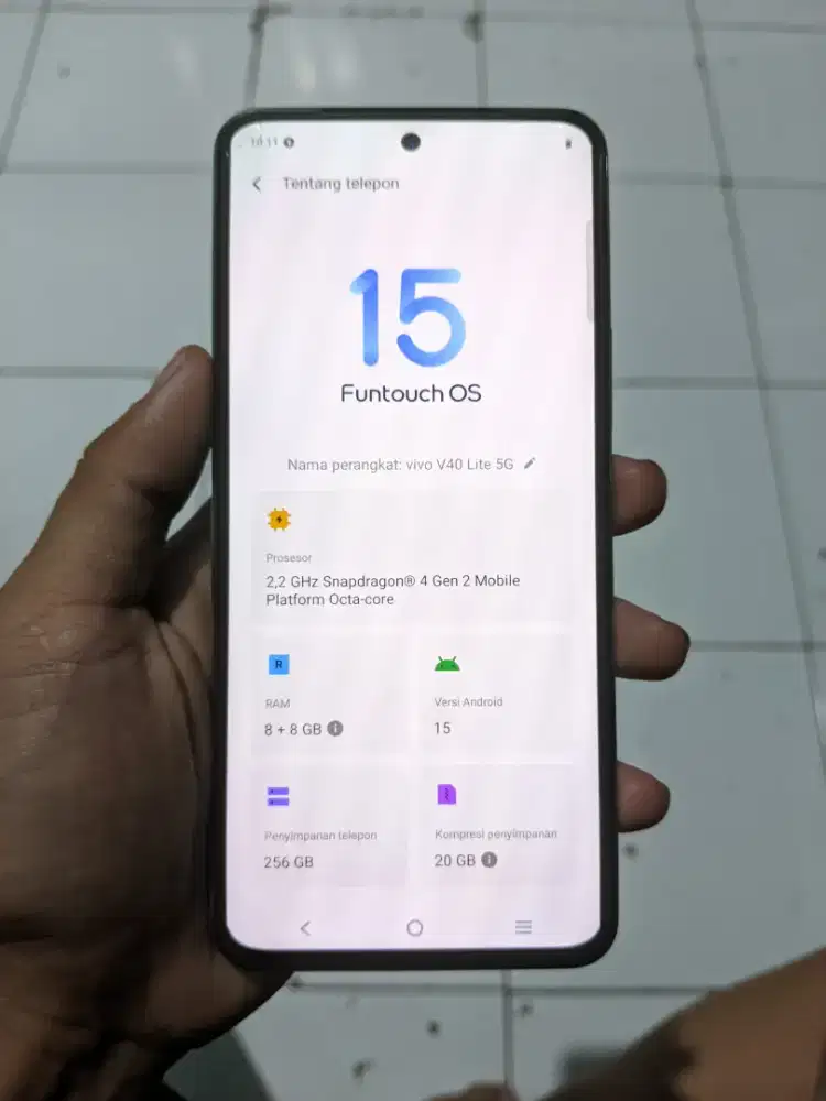 Vivo V40 Lite 5G 8+8/256GB Fullset