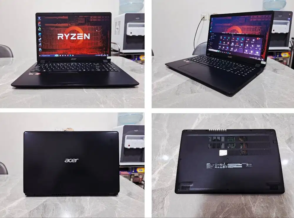 Laptop ACER Ryzen 3 2.6GHz 256GB DDR4 Vega 3 Win ORI Batre Kuat Garans
