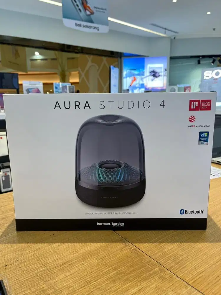 FLASH SALE !! HKR AURA STUDIO 4 BLACK NEW SEGEL RESMI OFFICIAL STORE