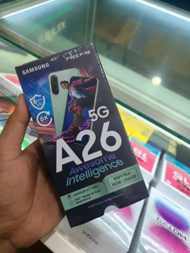 New Samsung galaxy A26 5G ram8/256 garansi resmi 1 tahun