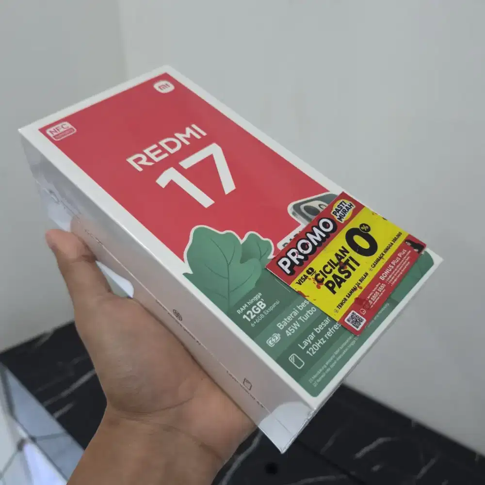 Redmi 17 baterai besar bisa cash, cicilan 0%, tukar tambah
