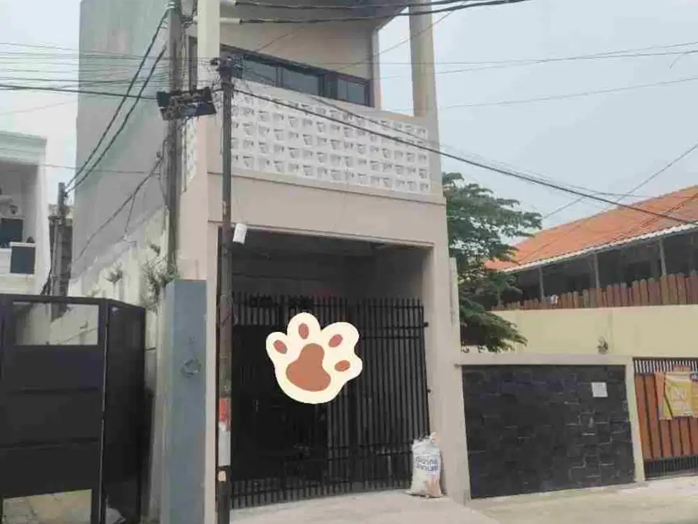 rumah ruko buat usaha di pinggir jalan batu ampar condet
