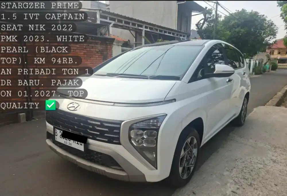 (Harga Cash) Stargazer Prime Captain Seat 2022/2023 Putih