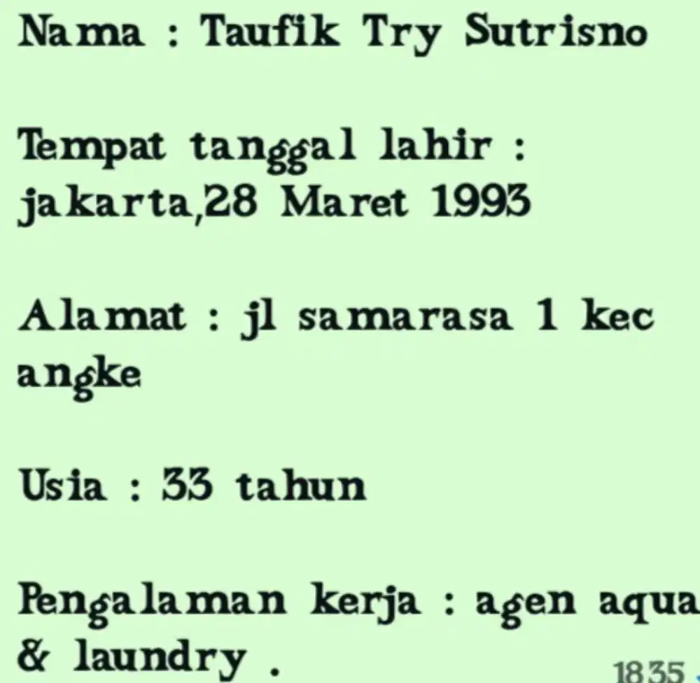 Cari pekerjaan serabutan yang ada mess nya