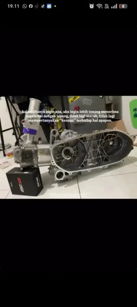 Mesin xmax 430cc full baru
