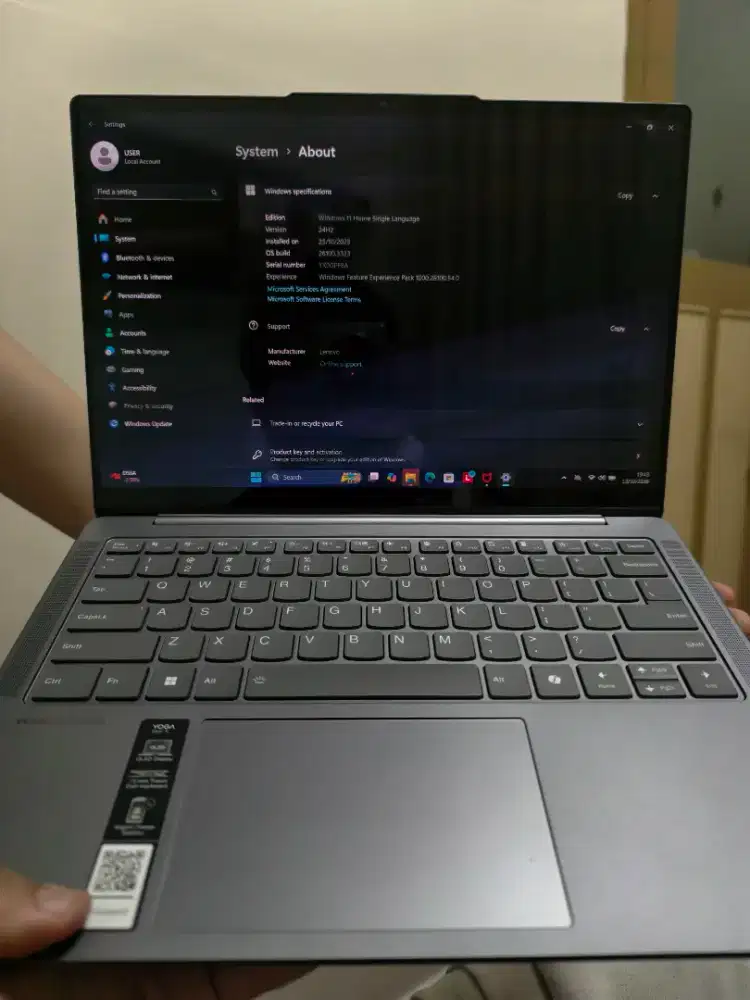 Lenovo Yoga Slim 7i Ultra 7 155H 16/1Tb resmi