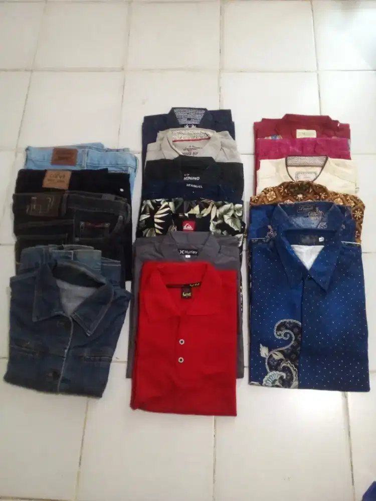 Baju pria bekas