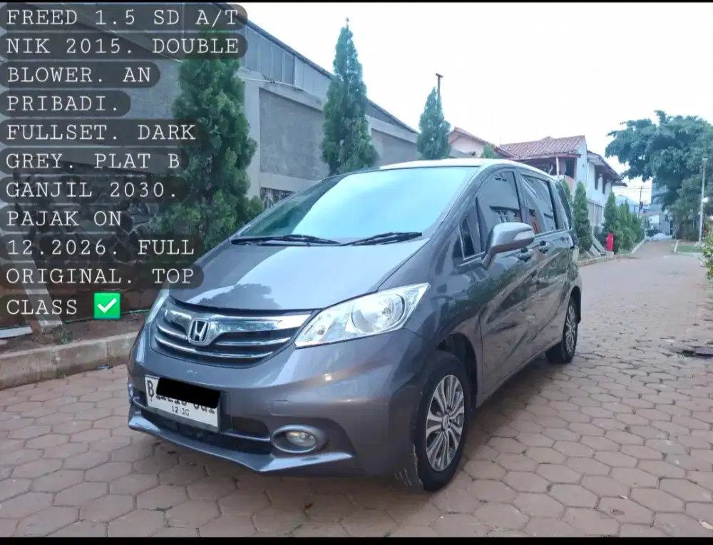 (Harga Cash) Freed SD NIK 2015 Grey