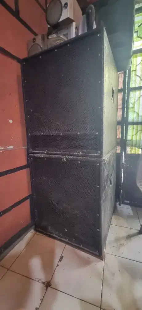 SubWoofer 18 inch Pasif, Speaker black spider