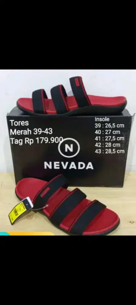 Jual Sendal Merk NEVADA
