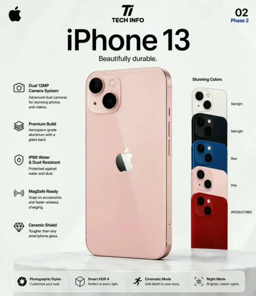 Iphone 13 ram 256GB