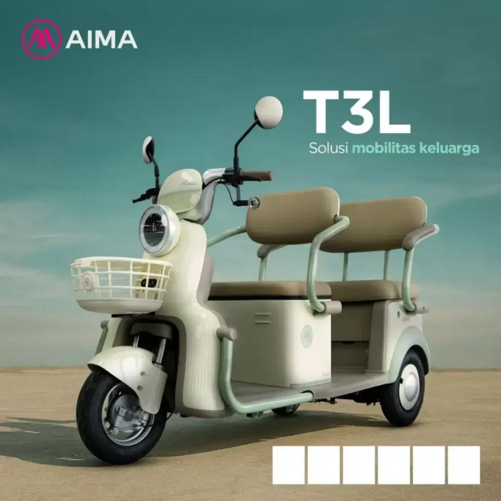 Ready sepeda listrik roda 3 AIMA T3L
