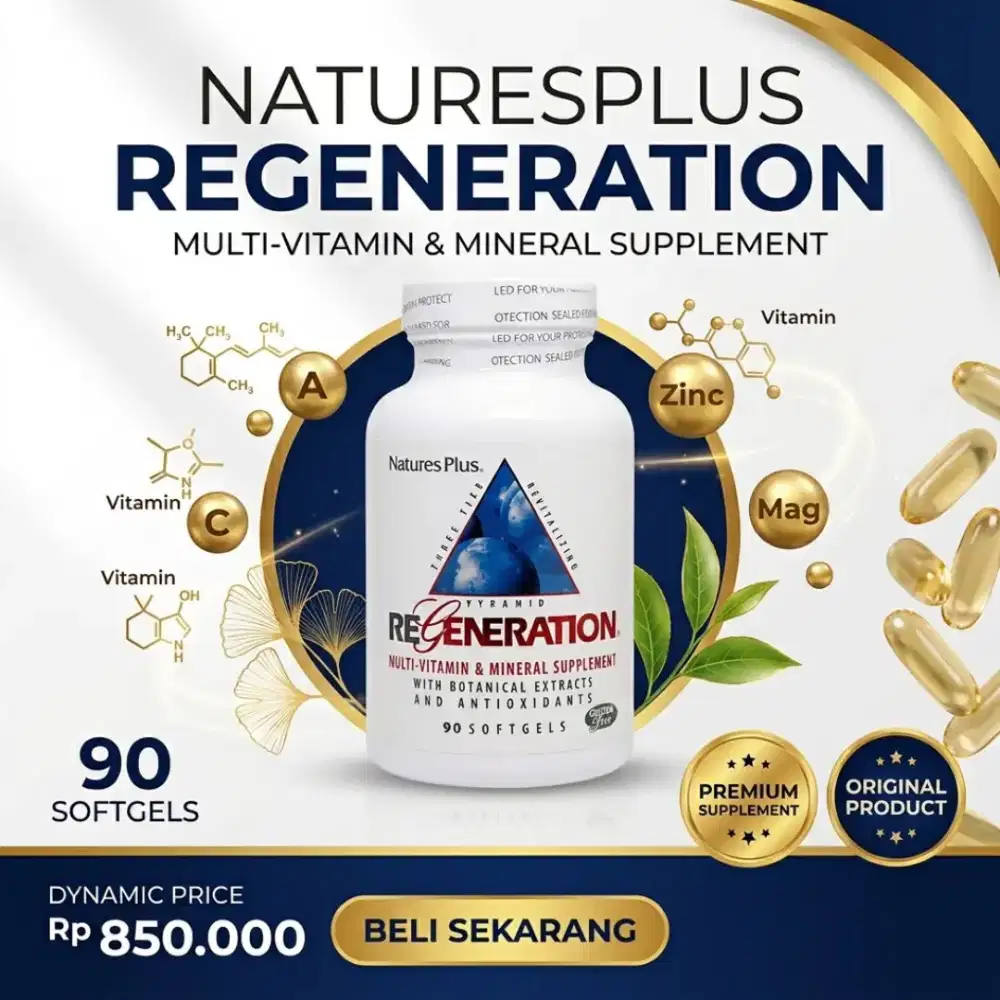 NaturesPlus Regeneration Multivitamin Mineral Supplement Original