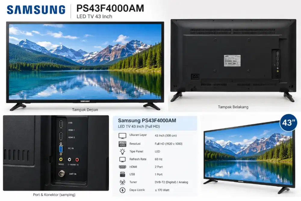 Tv Samsung 43 in
