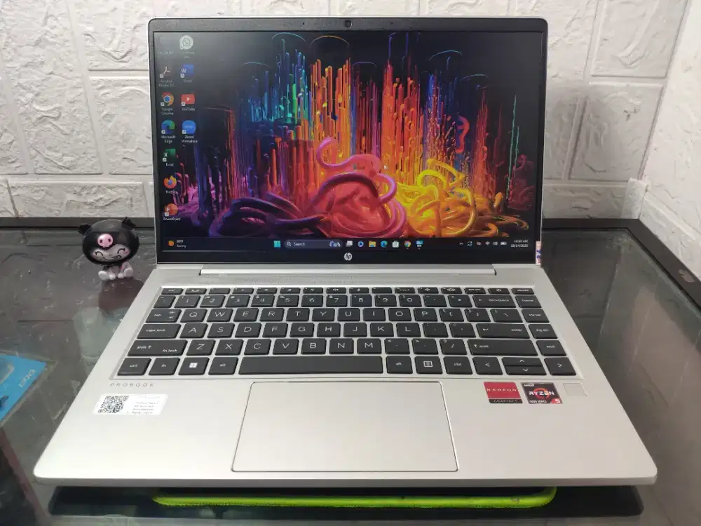 HP PROBOOK G8 AMD RYZEN 5 5600U RAM 8GB NVME 512GB VGA Radeon Murah