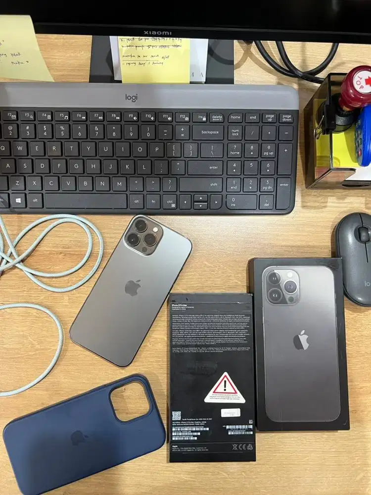 iPhone 13 Pro Max Graphite 256GB Resmi iBox Mulus Banyak Bonus Istimew
