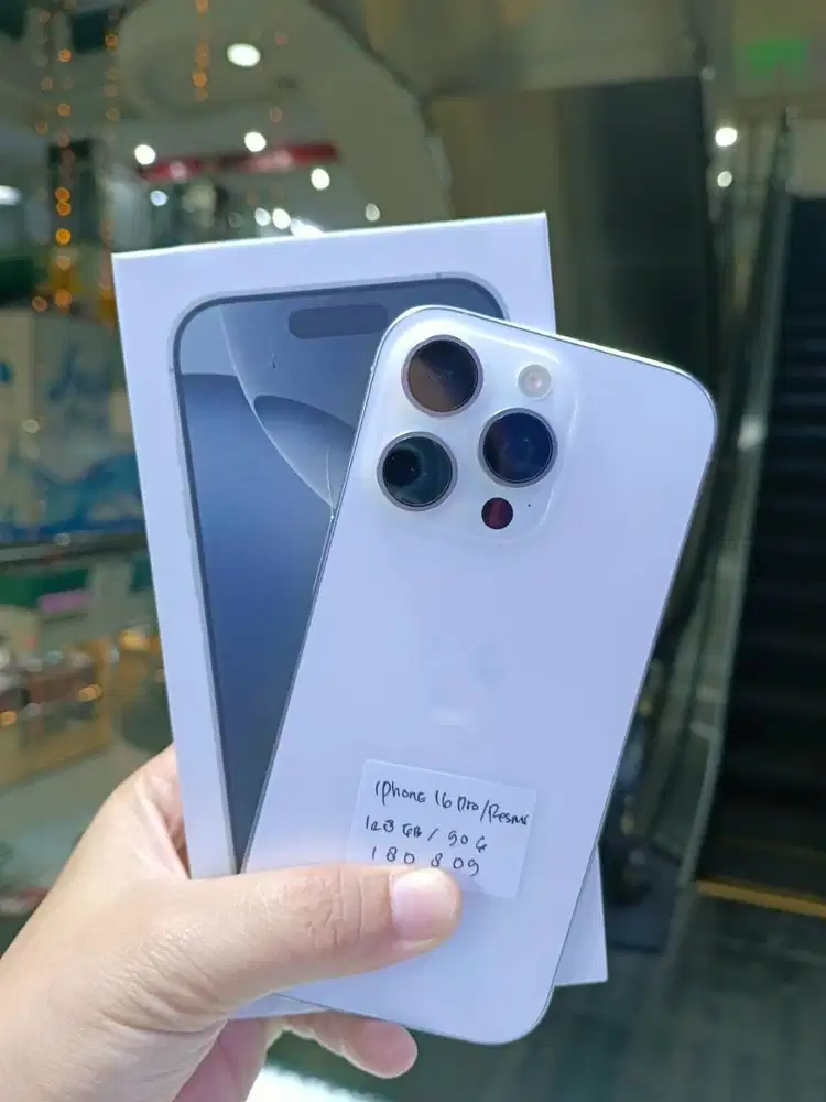 IPHONE 16 PRO 128GB SECOND IBOX