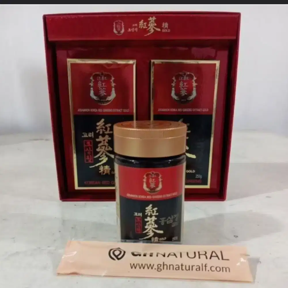 Korean Red Ginseng Extract Gold 250g – Ekstrak Ginseng Merah Korea