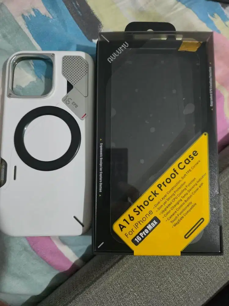Aulumu White case for 16ProMax
