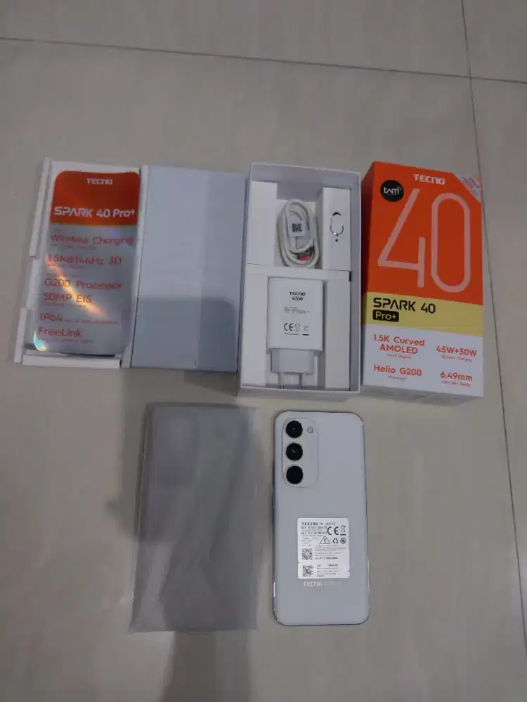 Tecno Spark 40 Pro plus (8/256) Second Fullset