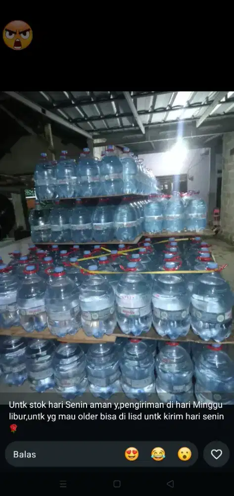 Jual lemin galon crystalin galon n kemasan air lain y
