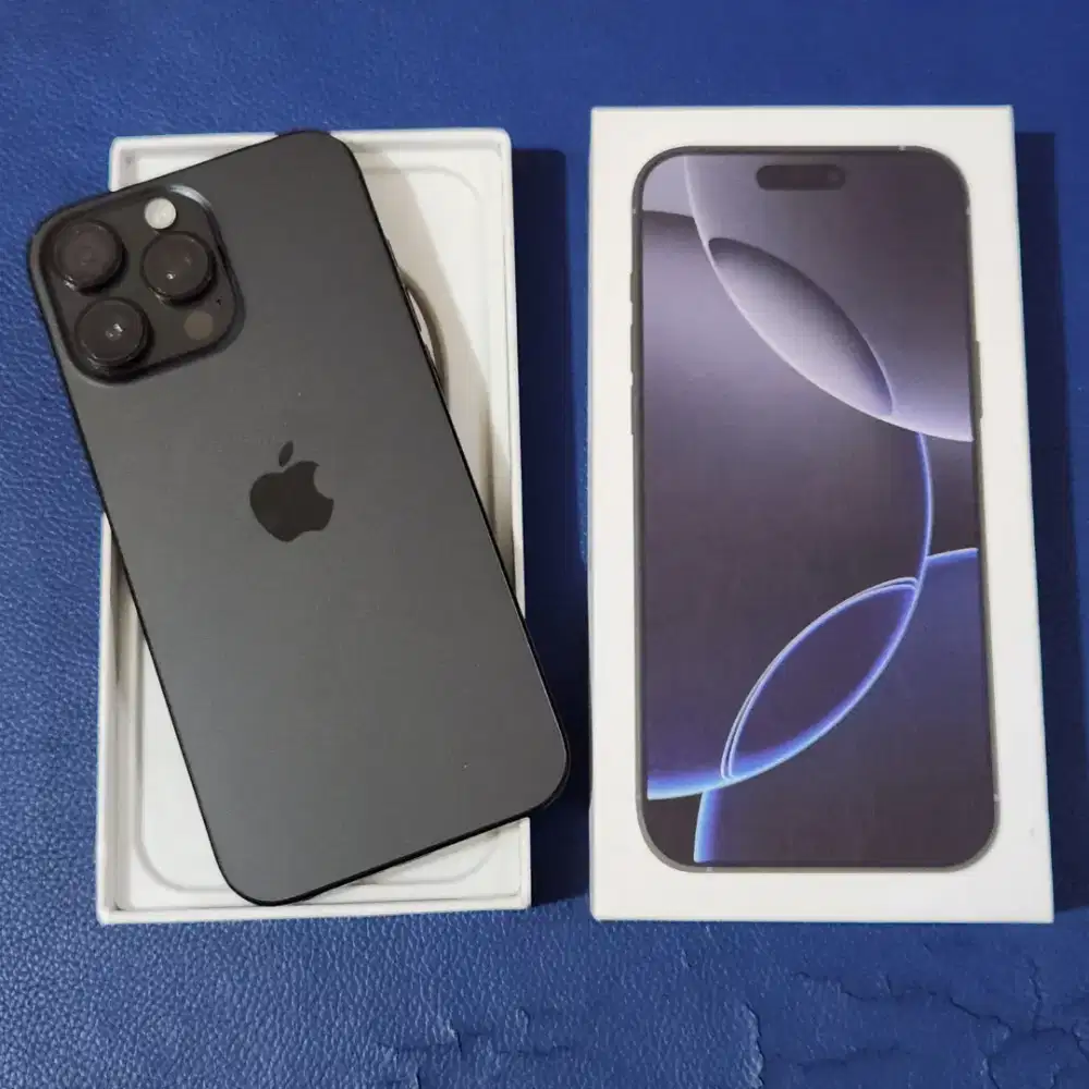 iPhone 16 pro max 256gb fullset mulus no minus