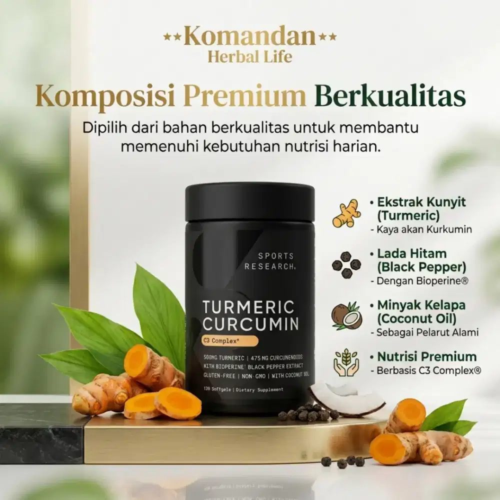Sports Research Turmeric Curcumin C3 Complex 120 Softgels