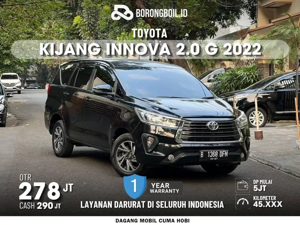 TOYOTA KIJANG INNOVA G 2.0 AT HITAM FACELIFT ISTIMEWA LOW KM