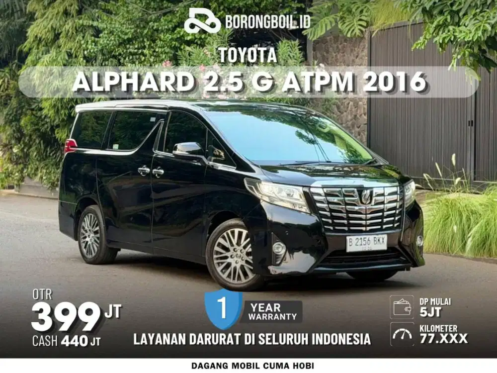 Alphard G ATPM 2.5 2016 AT