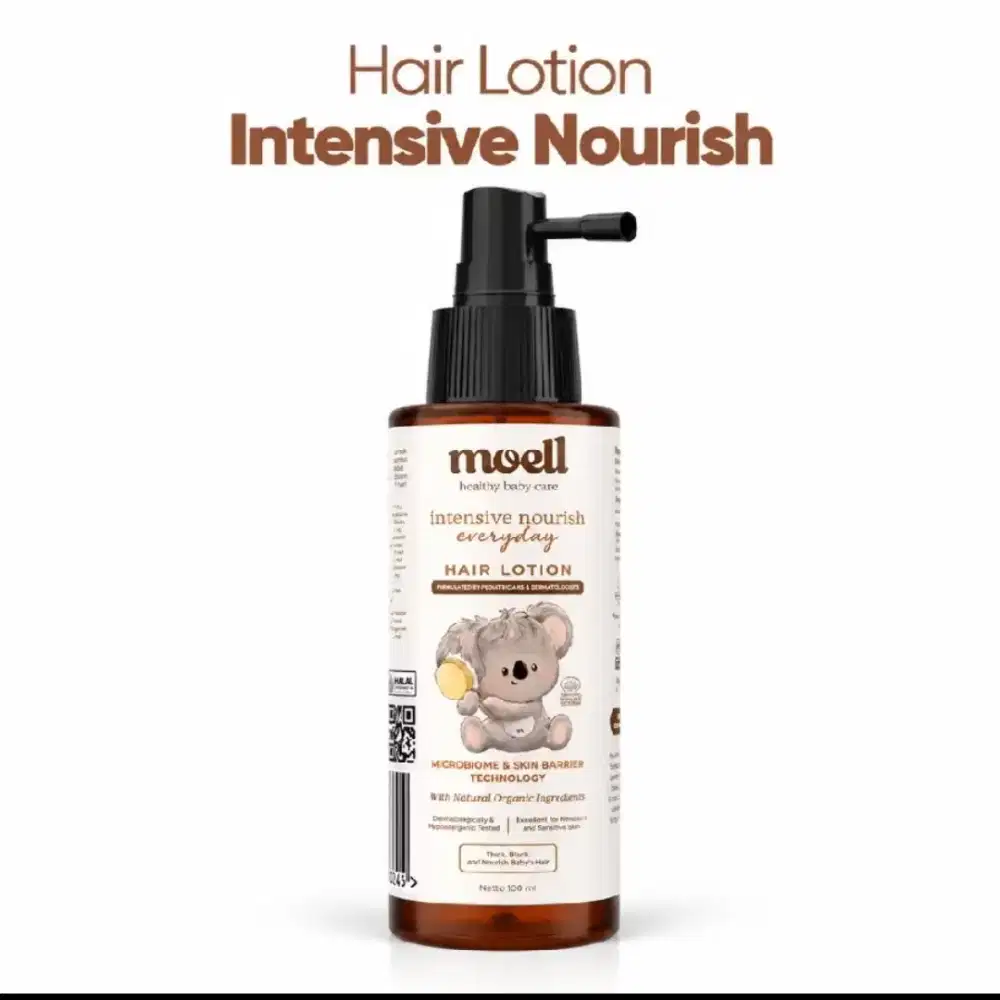 MOELL NOURISH HAIR LOTION BABY MINYAK RAMBUT ANAK 100ml 100 ml